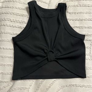 Jo+jax xxs adult 00 black ribbed dance top